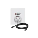 Club3D καλώδιο USB-C αρσενικό - USB-C 240W Μαύρο 3m CAC-2506