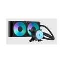 Fractal Design WAK Radius 240 RGB Black AIO CPU Liquid Cooler with 2x120mm Fans and RGB