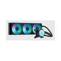 Fractal Design WAK Radius 360 RGB Black — AIO CPU Liquid Cooler 360mm with 3x120mm RGB Fans