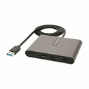 Αντάπτορας USB 3.0 σε HDMI StarTech USB32HD4 Μαύρο Γκρι Πολύχρωμος 1 m