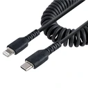 Καλώδιο USB σε Lightning Startech RUSB2CLT1MBC Μαύρο 1 m
