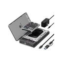 Icy Box Docking Station για Σκληρούς Δίσκους SATA & M.2 NVMe IB-3882MSCL-CU31