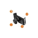 DURABLE TOUGH MAGNETIC XL Tablet Holder, 7–13 inches, 8 kg, Black