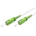 Goobay Καλώδιο Οπτικής Ίνας SC-APC 20m Λευκό 59604
