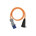 Brennenstuhl Adapter Cable 1.5 m — CEE plug to Schuko coupling, IP44, Orange (SKU 596502, MPN 1132920125)