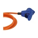 Brennenstuhl Adapter 1.5 m CEE plug to angled CEE coupling (230 V / 16 A, IP44)