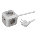 Brennenstuhl Steckdosenw?rfel 4fach με USB PD20W (A+C), καλώδιο 1,4 m