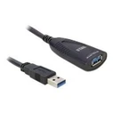 Καλώδιο USB DeLock - USB-extension - USB Typ A to USB Typ A - 5 m