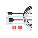 Verbatim USB-C to USB-C Charging Cable USB 2.0 1m 18W Black (2 pcs)