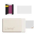 Liene Pearl N200 Pro Φορητός Εκτυπωτής Φωτογραφιών 2x3" (Αυτοκόλλητες Φωτογραφίες)