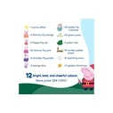 STAEDTLER Noris Junior 224 C12 L1 - Peppa Promo Wax Crayons, 12 pcs