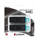 USB Flash Kingston DataTraveler Exodia Πράσινο 64 GB 2 pcs
