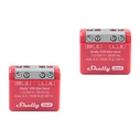 Shelly Smart Switch Wi‑Fi, Bluetooth, ZigBee & RF 10A with Remote, 2 pcs (1PMMiniGen42Pack)