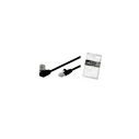 Shiverpeaks Patchkabel Cat6 S/FTP PIMF γωνιακό-ευθεία μαύρο 0,5 m