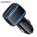 Φορτιστής Αυτοκινήτου Lamtech 2xUSB 2,4A for MOBILE PHONES Black