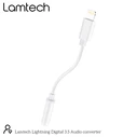 Αντάπτορας 3,5mm Lamtech Lightning Audio JACK WHITE