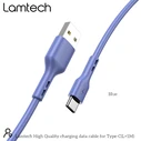 Καλώδιo USB Lamtech Data Type-C 1m BLUE
