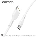 Καλώδιo USB Lamtech Data Type-C 2M WHITE