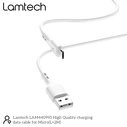 Καλώδιo USB Lamtech Data Micro 2m WHITE