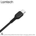 Καλώδιo USB Lamtech Data Type-C 3M Black