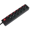 Πολύπριζο Ασφαλείας Logilink - power strip - 3680 Watt