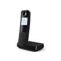 Ασύρματο Τηλέφωνο Philips D2701B/GRS Μαύρο (Ελληνικό Μενού) με ανοιχτή ακρόαση, φραγή κλήσεων και 50 μνήμες