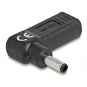 Αντάπτορας Τροφοδοσίας Delock 60007, USB-C σε Dell 4.5x3mm, 90°, μαύρος
