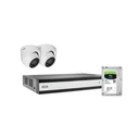 ABUS Αναλογικό Σετ Βίντεο: 2 Mini-Dome Κάμερες + NVR (TVVR33623D)
