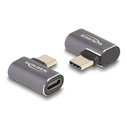 Αντάπτορας USB-C Delock 60047, Αρσενικό σε Θηλυκό, 100W, 40Gbps, Γκρι