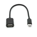 Καλώδιο USB TB OTG AF - USB-C 15cm Black