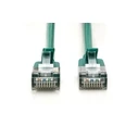 DIGITUS CAT 6A F-FTP Slim Patch Cable 3 m Green - 10 Pieces
