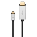 Καλώδιο USB Goobay USB-C σε HDMI 60174, HDR, 8K, copper, 2m, μαύρο