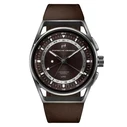 Ανδρικό Ρολόι Porsche Design 6023400000000 (42mm) Δερμάτινο Λουράκι Καφέ