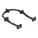 Καλώδιο SATA Delock 15pin σε 4x SATA 15pin 60395, 40cm, μαύρο