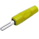 Banana plug, male (DM-8440) - yellow