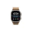 Apple Watch Ultra 4 Titanium 49mm Natural Titanium με Desert Alpine Loop (Medium)