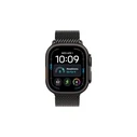 Apple Watch Ultra 4 Titanium 49mm Μαύρο Titanium με Milanese Loop - Large