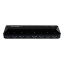 USB Hub StarTech 10 Port 3.0 with Charge and Sync Port - 2 x 1.5A Ports - and Fast Charge Station - 10 ports