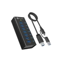 Icy Box Hub 10 θυρών USB 3.2 με σύνδεση USB-A IB-AC618A