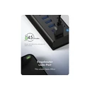 Icy Box Hub 10 θυρών USB 3.2 IB-AC6110A με θύρες USB-A και θύρα φόρτισης