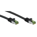 Καλώδιο Δικτύου Goobay 61094, CAT 8.1 S/FTP, copper, GHMT, 2m, μαύρο