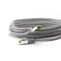 Καλώδιο Δικτύου Goobay 61124, CAT 8.1 S/FTP, copper, LSZH, 20m, γκρι