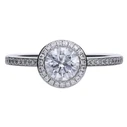 DIAMONFIRE Women's Ring (MPN 6114021082160), Size 16 - Sterling Silver with Zirconia
