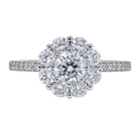 DIAMONFIRE Women Sterling Silver Ring with Zirconia - Size 16 (Model 6115321082160)