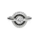 Women Ring DIAMONFIRE (Size 16) - Sterling Silver 925 with Zirconia