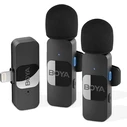 Μικρόφωνο BOYA BY-V2 Wireless 2-person Lavalier for iPhone iPad Mini Lapel Lightning connection
