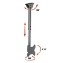 Βάση Τηλεόρασης Techly Ceiling Holder Lcd/Led 23-42cale 50kg Adjustable, Black