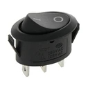 Default Brand Toggle Switch 3A 250V Black DM 2926