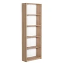 Velco Luxury Line 5-Shelf Bookshelf/Rack 58x23x170 cm, Sonoma