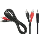Καλώδιο RCA DM Stereo Jack 3.5mm - 2xRCA M/M 2.5m-3m
